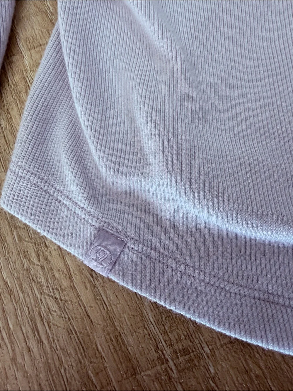 Lululemon Hold Tight Long Sleeve Henley - Faint Lavender - Size 6
